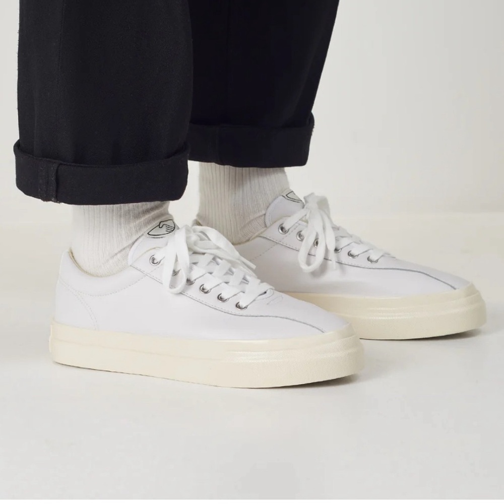 Stepny Workers Club Dellow Leather White/Cream Sneaker